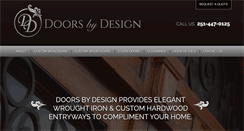 Desktop Screenshot of doorsbydesign.net
