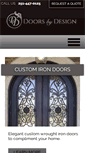 Mobile Screenshot of doorsbydesign.net